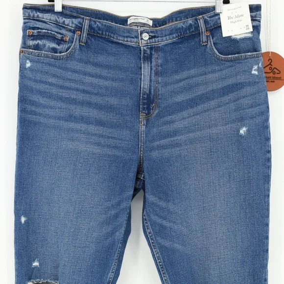 ABERCROMBIE & FITCH High Rise‎ Mom Jeans - Picture 5 of 8